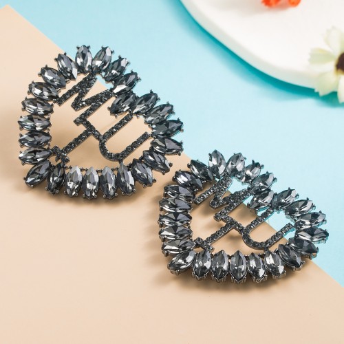 Fashion Jewelry Rhinestone Earrings For Women YWHME-961