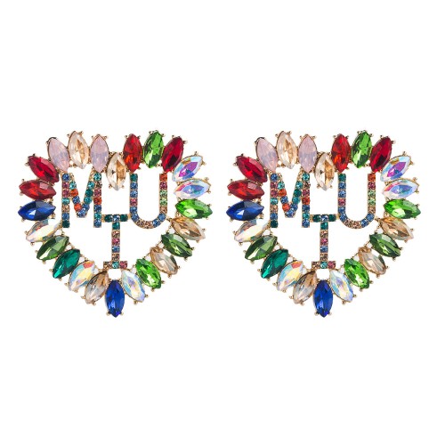 Fashion Jewelry Rhinestone Earrings For Women YWHME-961