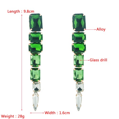 Fashion Jewelry Rhinestone Earrings For Women YWHME-962