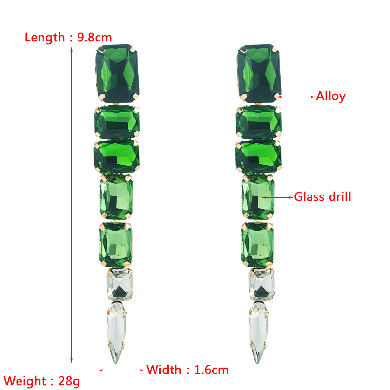 Fashion Jewelry Rhinestone Earrings For Women YWHME-962 