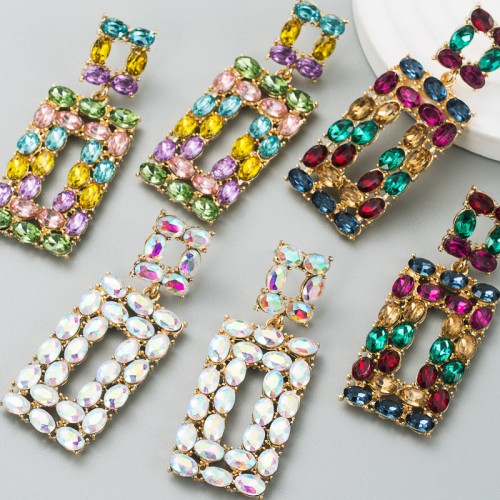 Fashion Jewelry Rhinestone Earrings For Women YWHME-964