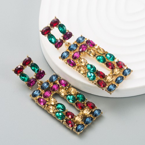 Fashion Jewelry Rhinestone Earrings For Women YWHME-964