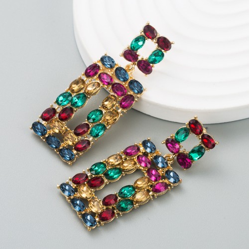 Fashion Jewelry Rhinestone Earrings For Women YWHME-964