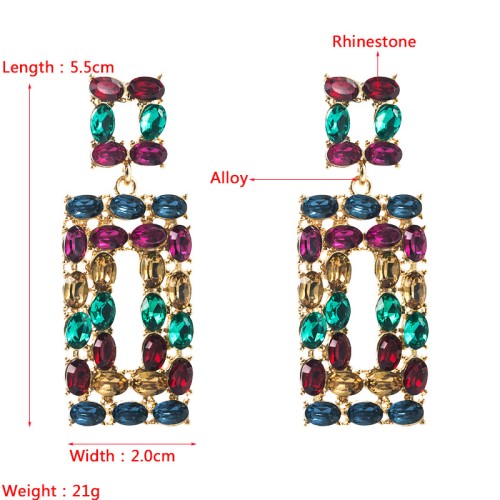 Fashion Jewelry Rhinestone Earrings For Women YWHME-964