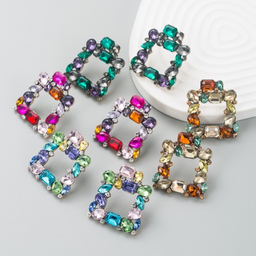 Fashion Jewelry Rhinestone Earrings For Women YWHME-965