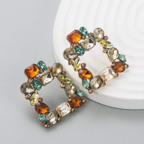 Fashion Jewelry Rhinestone Earrings For Women YWHME-965