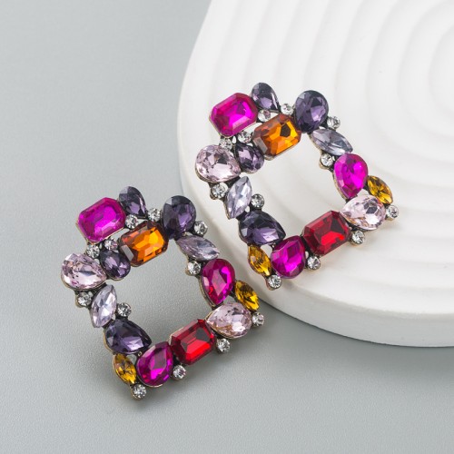 Fashion Jewelry Rhinestone Earrings For Women YWHME-965