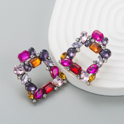 Fashion Jewelry Rhinestone Earrings For Women YWHME-965