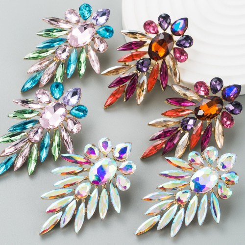 Fashion Jewelry Rhinestone Earrings For Women YWHME-966