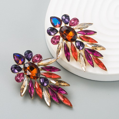 Fashion Jewelry Rhinestone Earrings For Women YWHME-966