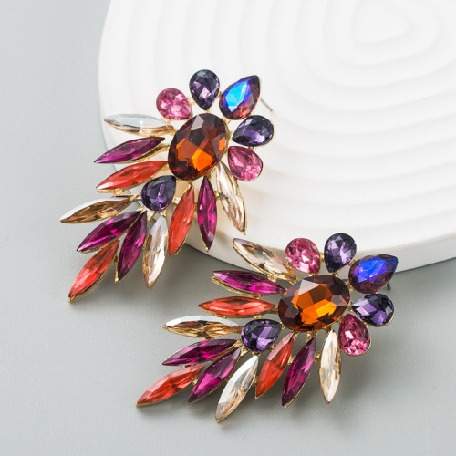 Fashion Jewelry Rhinestone Earrings For Women YWHME-966