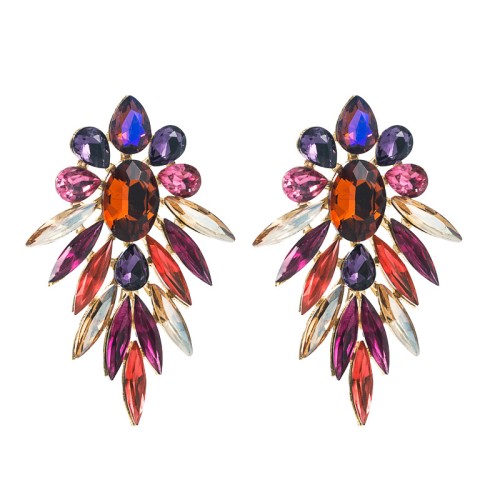 Fashion Jewelry Rhinestone Earrings For Women YWHME-966