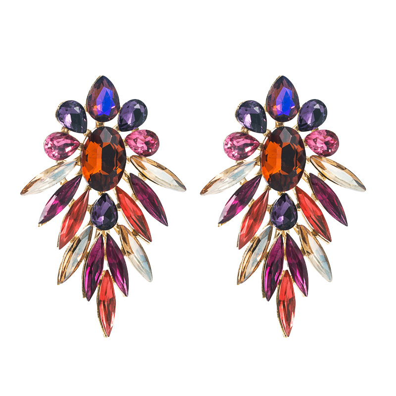 Fashion Jewelry Rhinestone Earrings For Women YWHME-966 