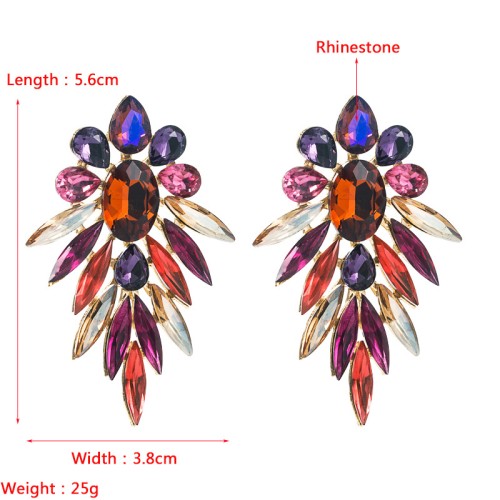 Fashion Jewelry Rhinestone Earrings For Women YWHME-966