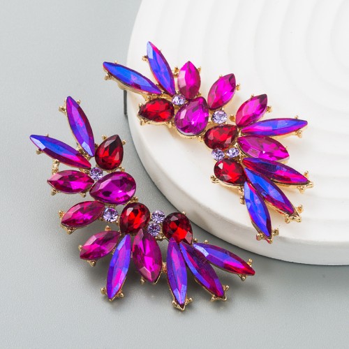 Fashion Jewelry Rhinestone Earrings For Women YWHME-967