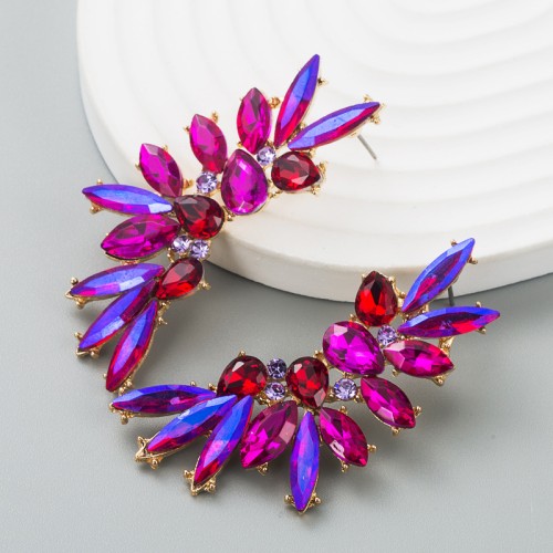 Fashion Jewelry Rhinestone Earrings For Women YWHME-967