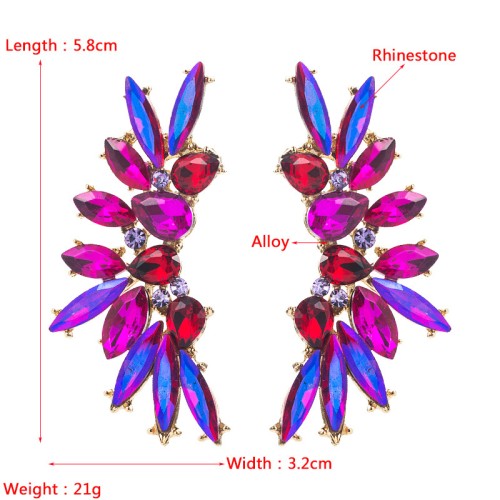 Fashion Jewelry Rhinestone Earrings For Women YWHME-967