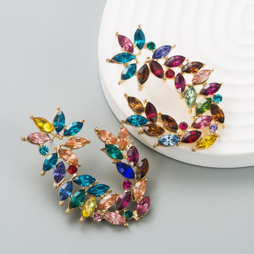 Fashion Jewelry Rhinestone Earrings For Women YWHME-968