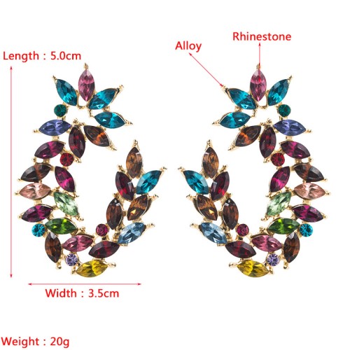 Fashion Jewelry Rhinestone Earrings For Women YWHME-968