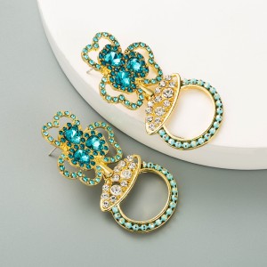 Fashion Jewelry Rhinestone Earrings For Women YWHME-969 