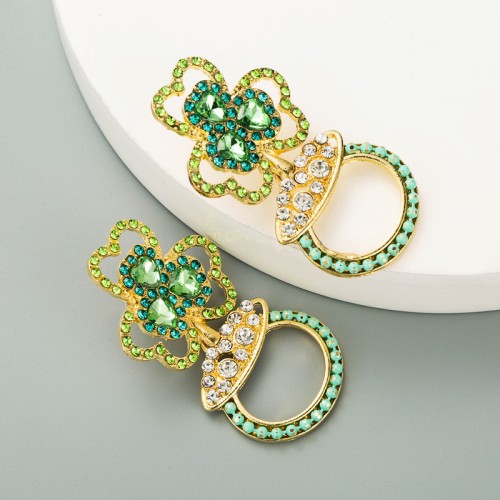 Fashion Jewelry Rhinestone Earrings For Women YWHME-969