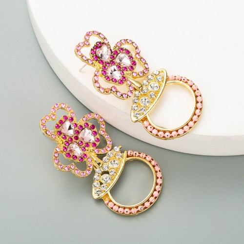 Fashion Jewelry Rhinestone Earrings For Women YWHME-969