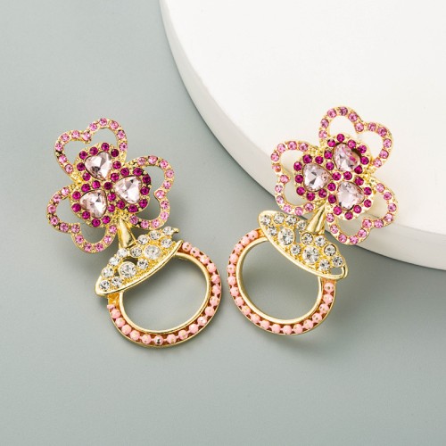 Fashion Jewelry Rhinestone Earrings For Women YWHME-969