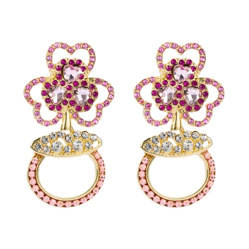 Fashion Jewelry Rhinestone Earrings For Women YWHME-969