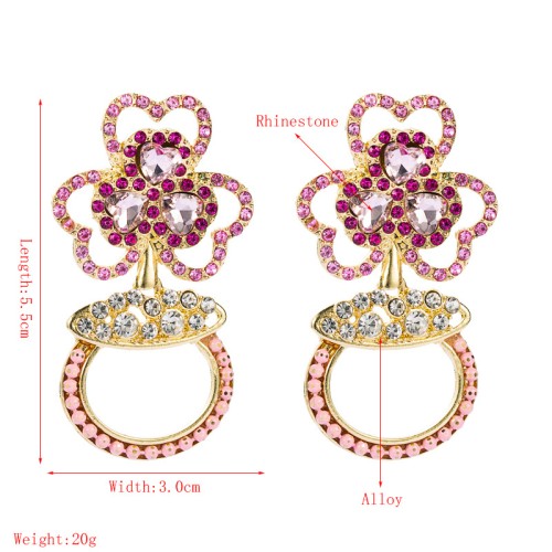 Fashion Jewelry Rhinestone Earrings For Women YWHME-969