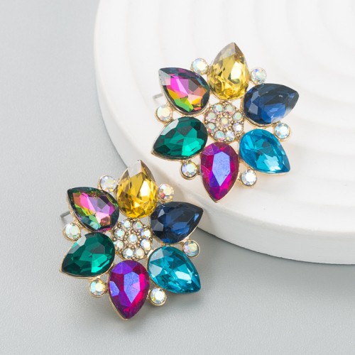 Fashion Jewelry Rhinestone Earrings For Women YWHME-970