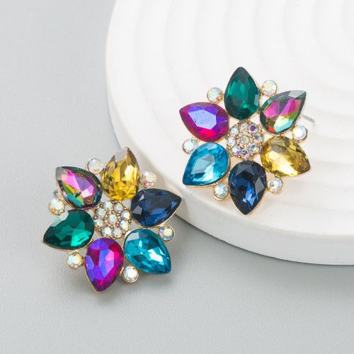 Fashion Jewelry Rhinestone Earrings For Women YWHME-970