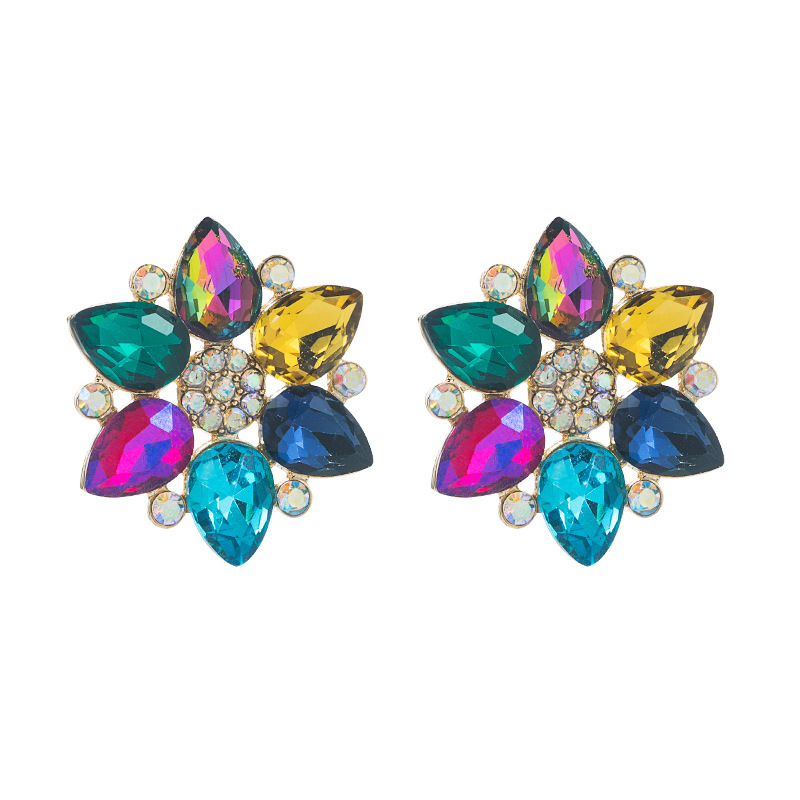 Fashion Jewelry Rhinestone Earrings For Women YWHME-970 