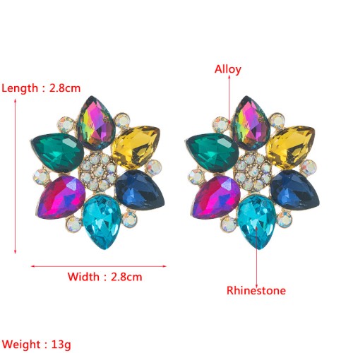 Fashion Jewelry Rhinestone Earrings For Women YWHME-970