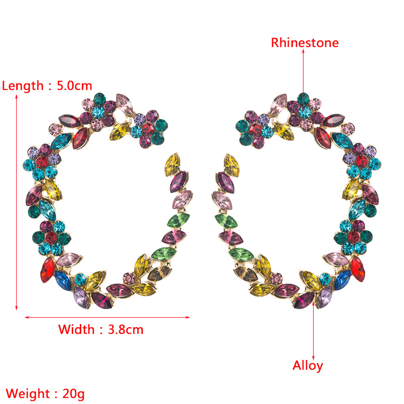 Fashion Jewelry Rhinestone Earrings For Women YWHME-971 