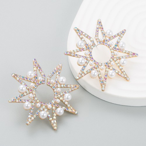 Fashion Jewelry Rhinestone Earrings For Women YWHME-972