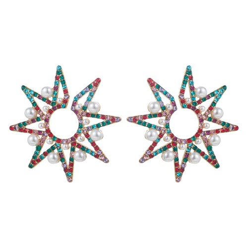 Fashion Jewelry Rhinestone Earrings For Women YWHME-972