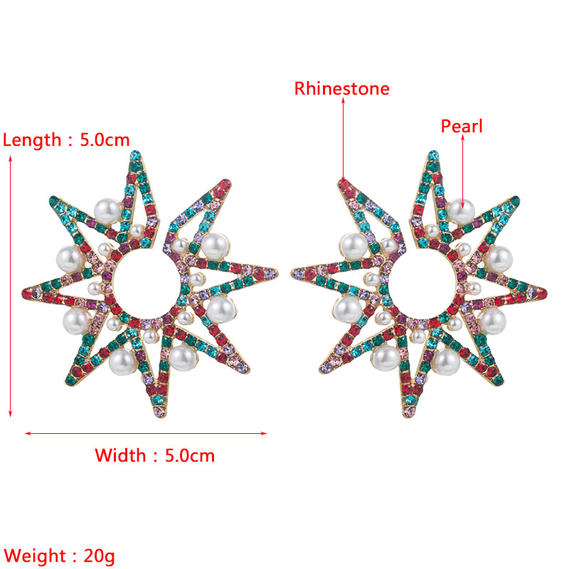 Fashion Jewelry Rhinestone Earrings For Women YWHME-972 