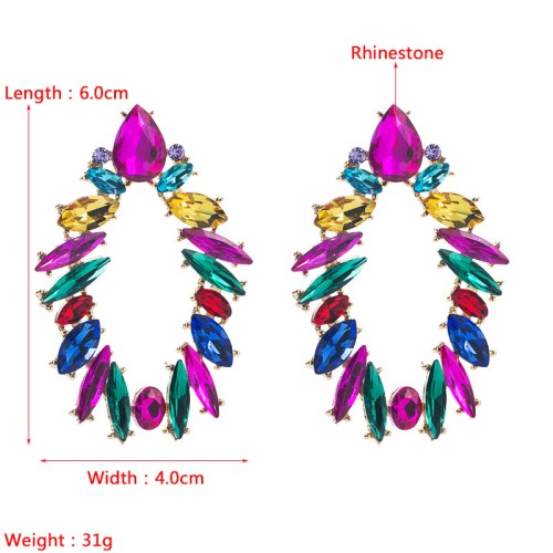 Fashion Jewelry Rhinestone Earrings For Women YWHME-973