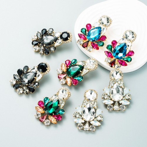 Fashion Jewelry Rhinestone Earrings For Women YWHME-975