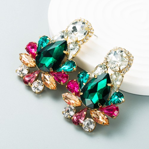 Fashion Jewelry Rhinestone Earrings For Women YWHME-975