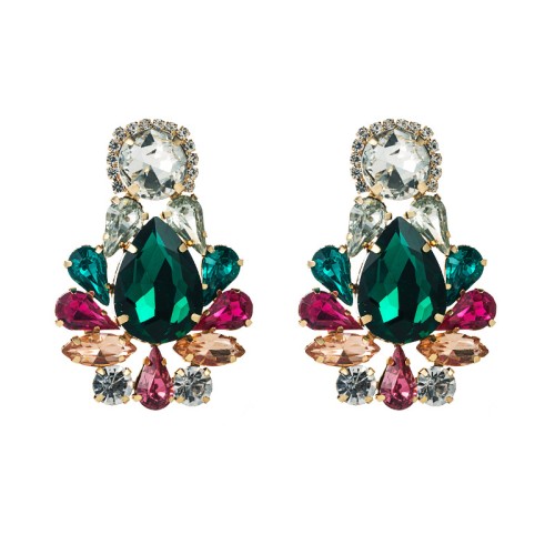 Fashion Jewelry Rhinestone Earrings For Women YWHME-975