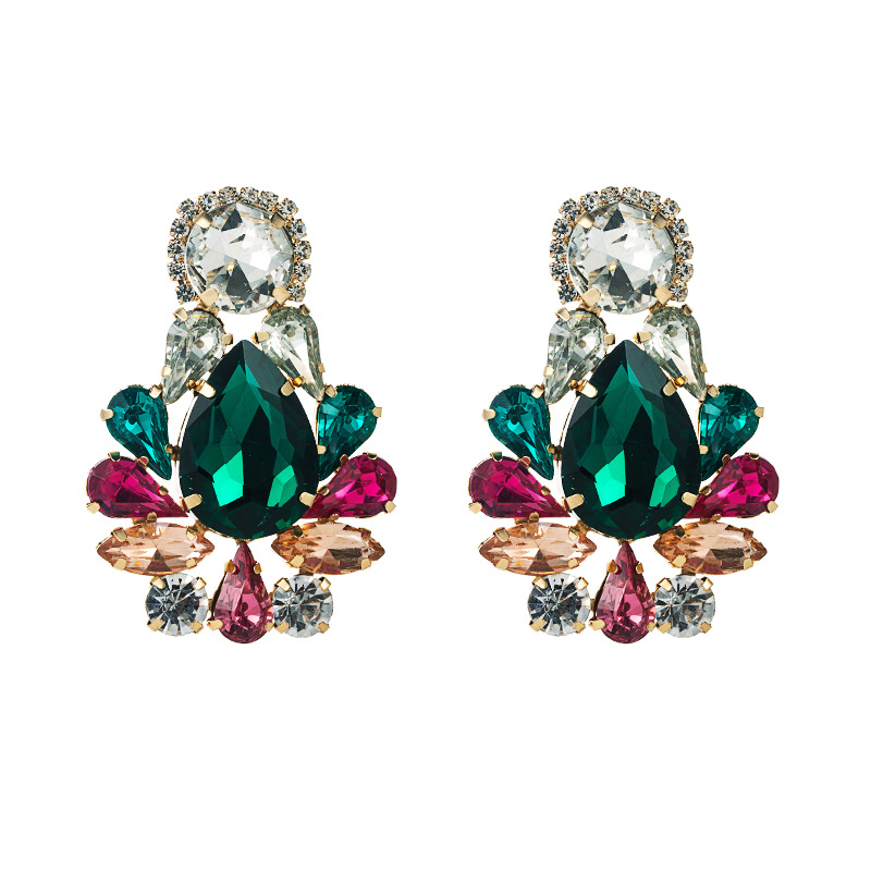 Fashion Jewelry Rhinestone Earrings For Women YWHME-975 