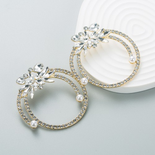 Fashion Jewelry Rhinestone Earrings For Women YWHME-976