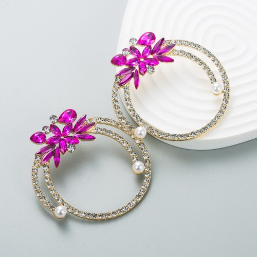 Fashion Jewelry Rhinestone Earrings For Women YWHME-976