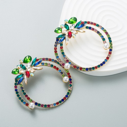 Fashion Jewelry Rhinestone Earrings For Women YWHME-976