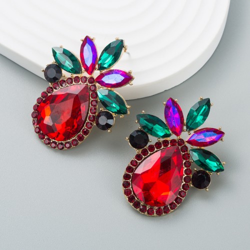 Fashion Jewelry Rhinestone Earrings For Women YWHME-977