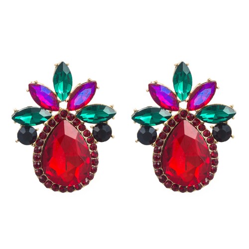 Fashion Jewelry Rhinestone Earrings For Women YWHME-977