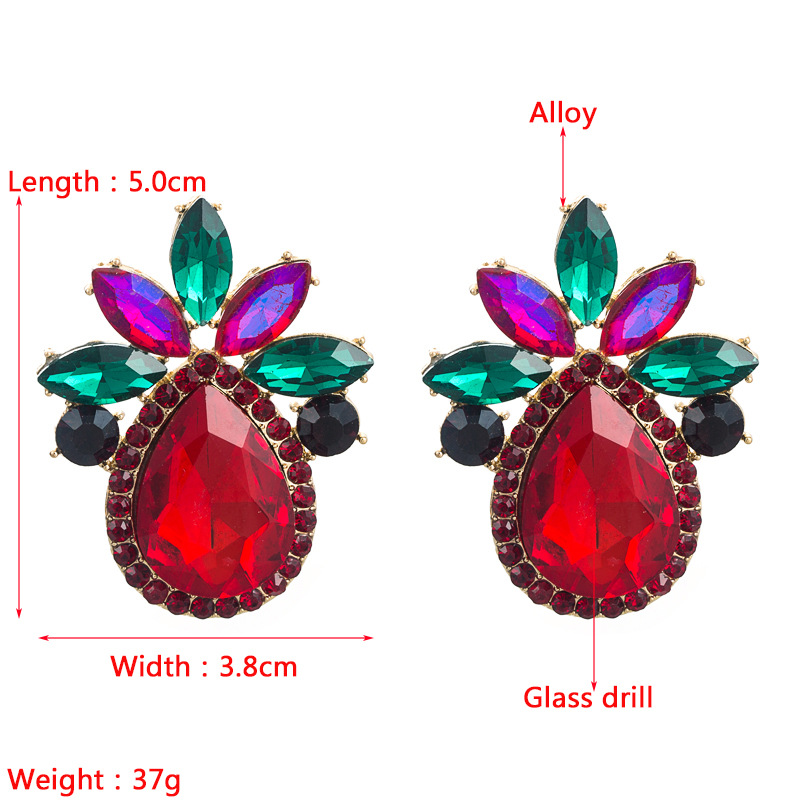 Fashion Jewelry Rhinestone Earrings For Women YWHME-977 