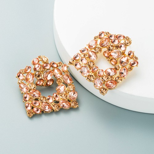 Fashion Jewelry Rhinestone Earrings For Women YWHME-978