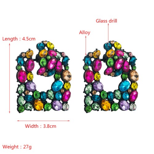 Fashion Jewelry Rhinestone Earrings For Women YWHME-978